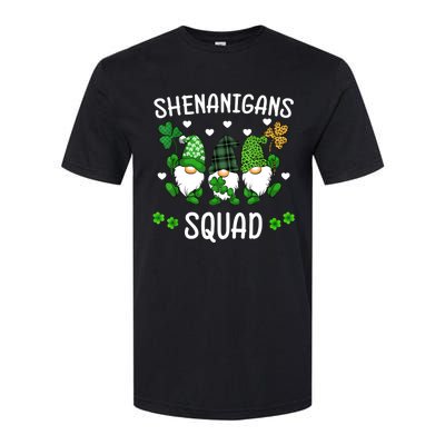 Shenanigans Squad St Patricks Day Gnomes Green Proud Irish Softstyle CVC T-Shirt