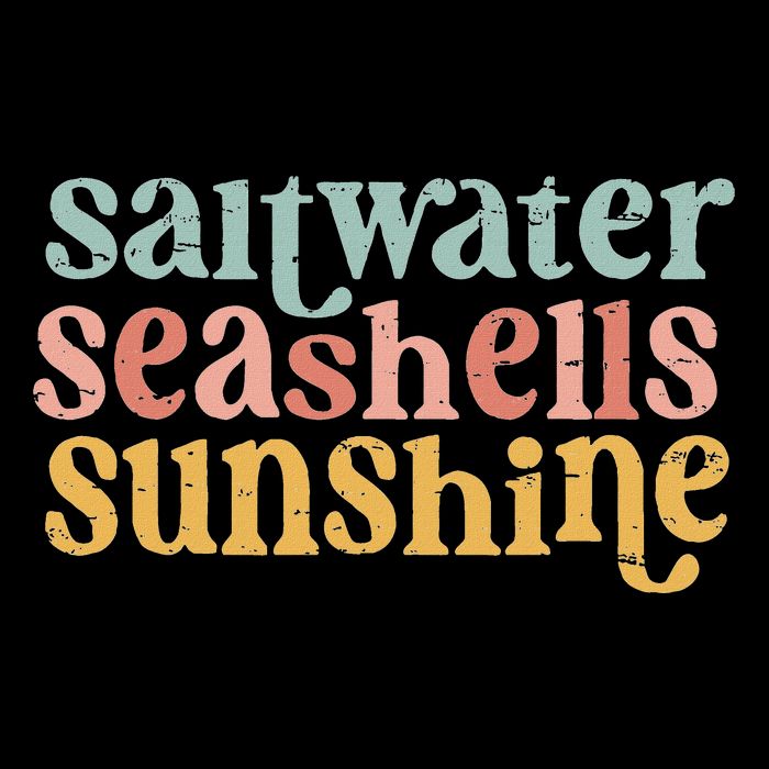 Saltwater Seashells Sunshine  Drawstring Bag
