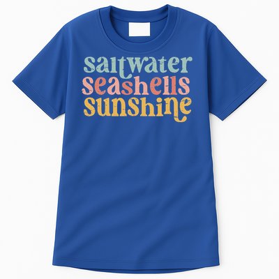 Saltwater Seashells Sunshine  Tall T-Shirt