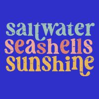 Saltwater Seashells Sunshine  V-Neck T-Shirt