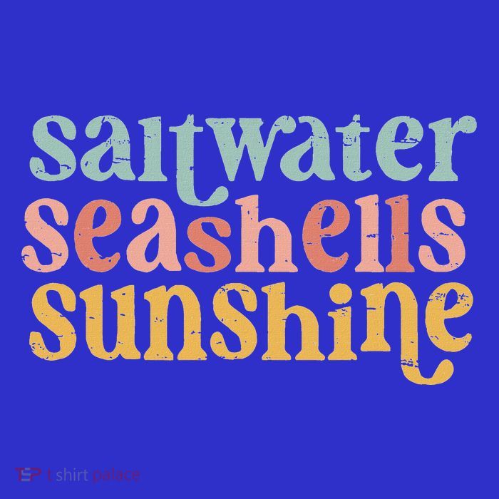 Saltwater Seashells Sunshine  Baby Bodysuit
