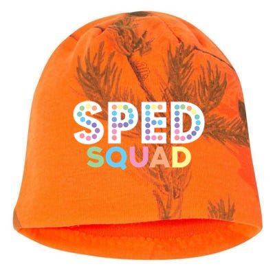 Sped Squad Special Education Teacher Meaningful Gift Kati - Camo Knit Beanie