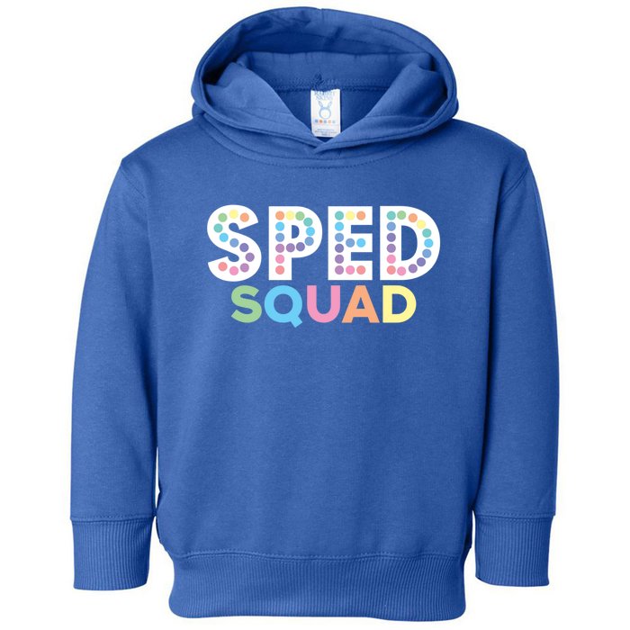 Sped Squad Special Education Teacher Meaningful Gift Toddler Hoodie