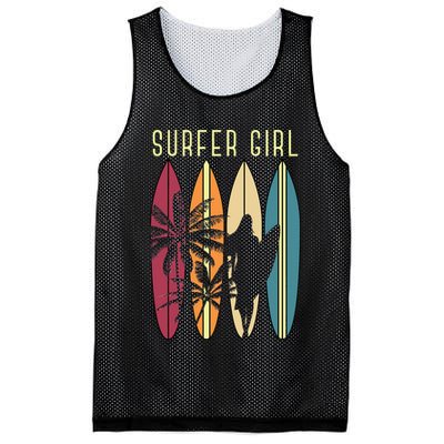 Surfer Surfboard Surfing Wo Surf Ocean Surfing Mesh Reversible Basketball Jersey Tank