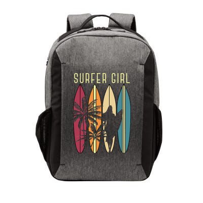 Surfer Surfboard Surfing Wo Surf Ocean Surfing Vector Backpack