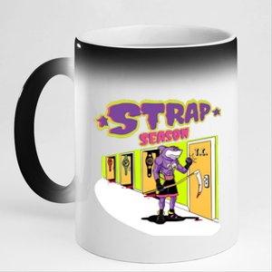 Strap Season 11oz Black Color Changing Mug