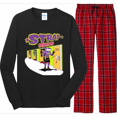 Strap Season Long Sleeve Pajama Set