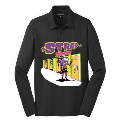 Strap Season Silk Touch Performance Long Sleeve Polo