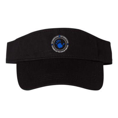 See Something Say Something Child Abuse Awareness Ribbon Visor