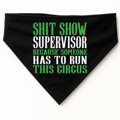 Shitshow Supervisor Shit Show Supervisor USA-Made Doggie Bandana