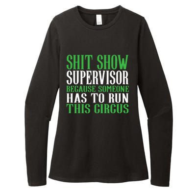 Shitshow Supervisor Shit Show Supervisor Womens CVC Long Sleeve Shirt