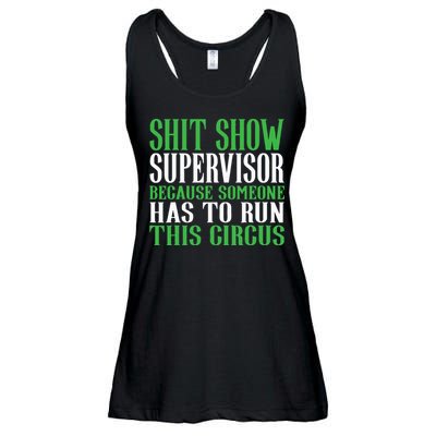 Shitshow Supervisor Shit Show Supervisor Ladies Essential Flowy Tank