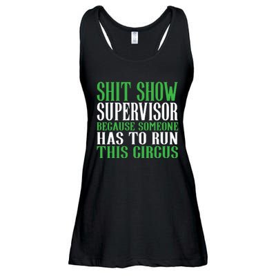 Shitshow Supervisor Shit Show Supervisor Ladies Essential Flowy Tank