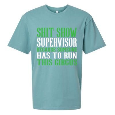 Shitshow Supervisor Shit Show Supervisor Sueded Cloud Jersey T-Shirt