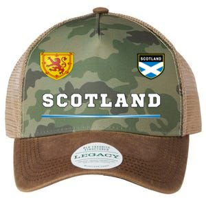 Scotland Sports Soccer Scottish Flag Football Legacy Tie Dye Trucker Hat