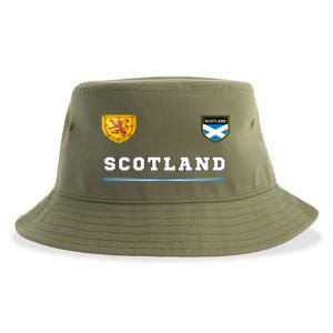 Scotland Sports Soccer Scottish Flag Football Sustainable Bucket Hat