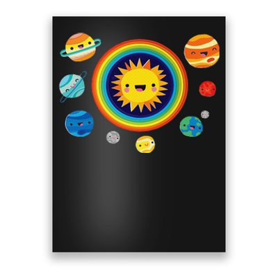 Solar System Space Planets For Stem Poster