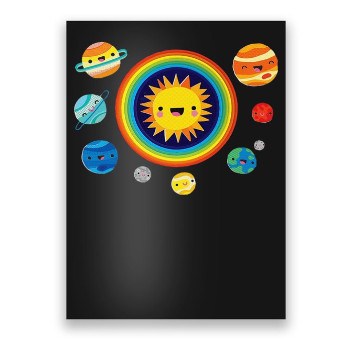 Solar System Space Planets For Stem Poster