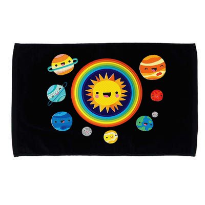 Solar System Space Planets For Stem Microfiber Hand Towel