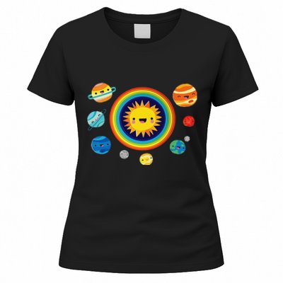 Solar System Space Planets For Stem Women's T-Shirt