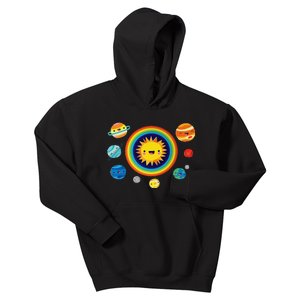 Solar System Space Planets For Stem Kids Hoodie