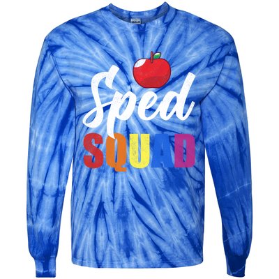 Sped Squad Sped Ed Teacher Special Education Teacher Gift Tie-Dye Long Sleeve Shirt