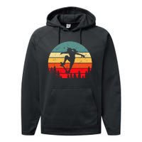 Skater Skateboarder Skateboarding Gift Performance Fleece Hoodie