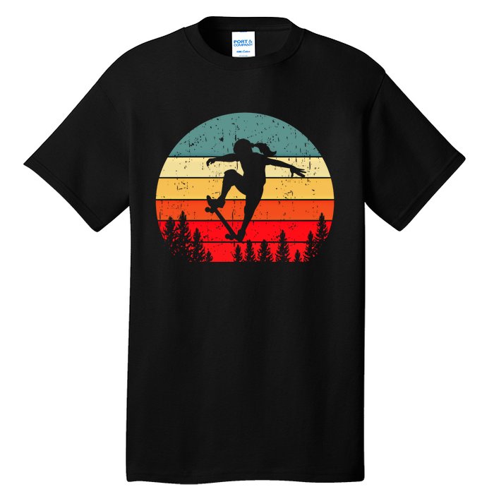 Skater Skateboarder Skateboarding Gift Tall T-Shirt