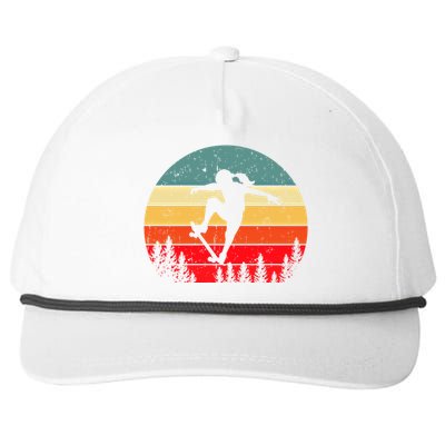 Skater Skateboarder Skateboarding Gift Snapback Five-Panel Rope Hat