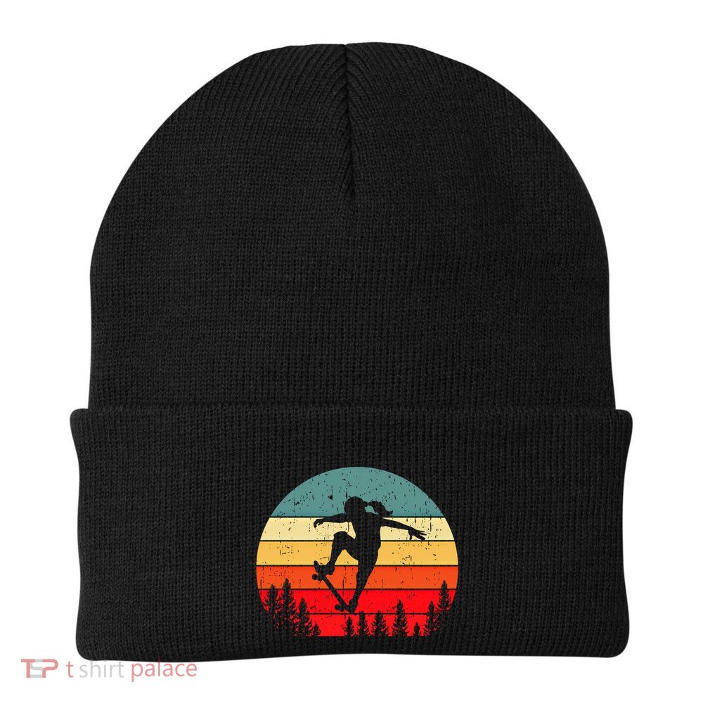 Skater Skateboarder Skateboarding Gift Beanie