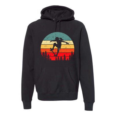 Skater Skateboarder Skateboarding Gift Premium Hoodie