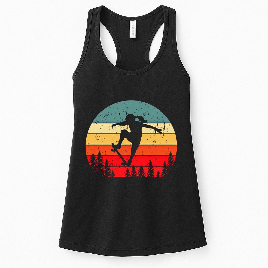 Skater Skateboarder Skateboarding Gift Womens Tank Top