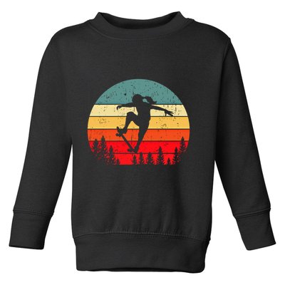 Skater Skateboarder Skateboarding Gift Toddler Sweatshirt