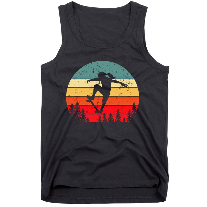 Skater Skateboarder Skateboarding Gift Tank Top