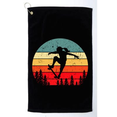 Skater Skateboarder Skateboarding Gift Golf Towel