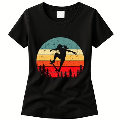 Skater Skateboarder Skateboarding Gift Womens T-Shirt
