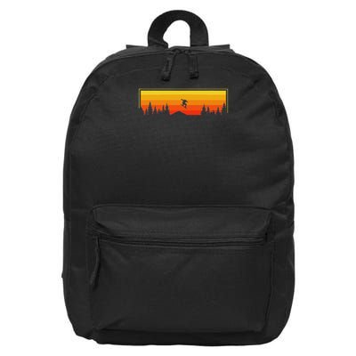 Snowboard Snowboarding Snowboarder Snowboard 16 in Basic Backpack