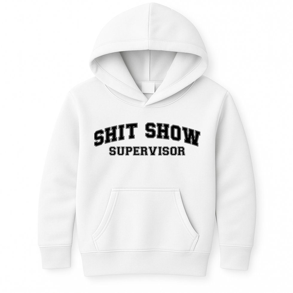 Shit Show Supervisor Kids Hoodie