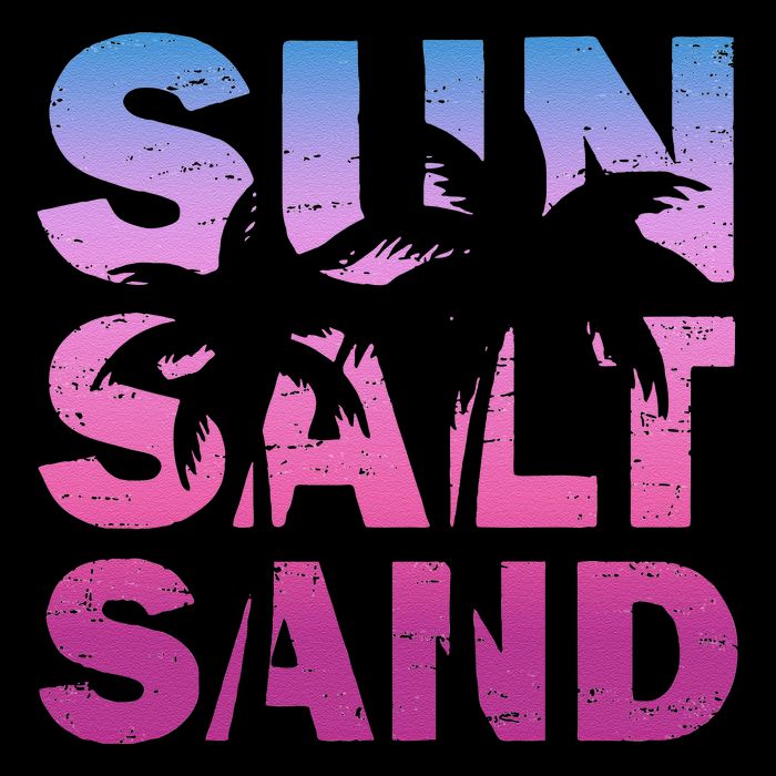 Sun Salt Sand Funny Palm Sun Retro Beach Summer Mug