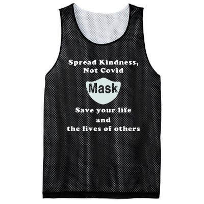 Scott Squires Spread Kindness Not Covid Mask Save Your Life Mesh Reversible Basketball Jersey Tank