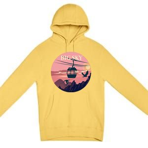 Snowboarding Skiing Snowboarder Skiier Gift Premium Pullover Hoodie