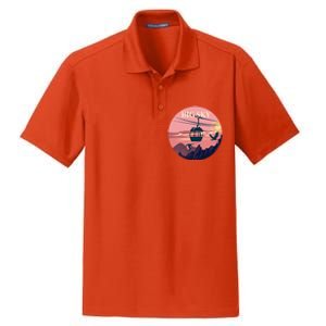 Snowboarding Skiing Snowboarder Skiier Gift Dry Zone Grid Polo