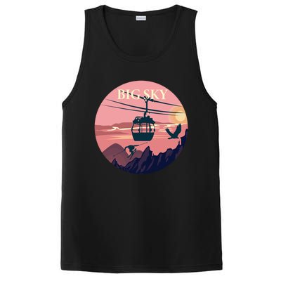 Snowboarding Skiing Snowboarder Skiier Gift PosiCharge Competitor Tank