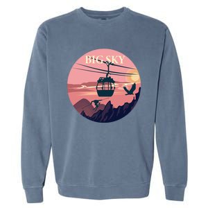 Snowboarding Skiing Snowboarder Skiier Gift Garment-Dyed Sweatshirt