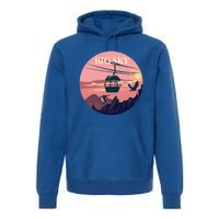 Snowboarding Skiing Snowboarder Skiier Gift Premium Hoodie