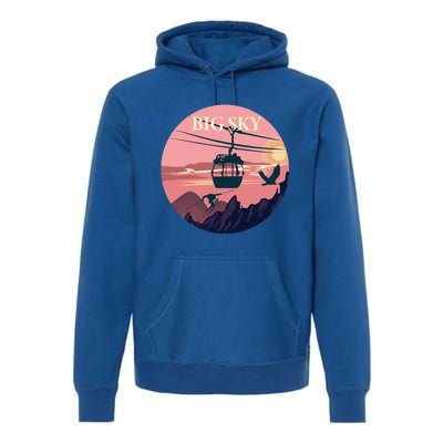 Snowboarding Skiing Snowboarder Skiier Gift Premium Hoodie