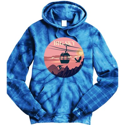 Snowboarding Skiing Snowboarder Skiier Gift Tie Dye Hoodie