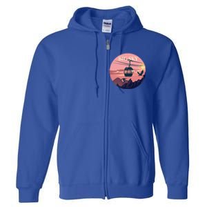 Snowboarding Skiing Snowboarder Skiier Gift Full Zip Hoodie