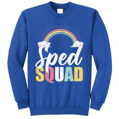 Sped Squad Sped Teacher Rainbow Special Education Teacher Gift Sweatshirt