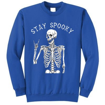 Stay Spooky Skeleton Great Gift Trick Treat Halloween Skull Hand Gift Sweatshirt